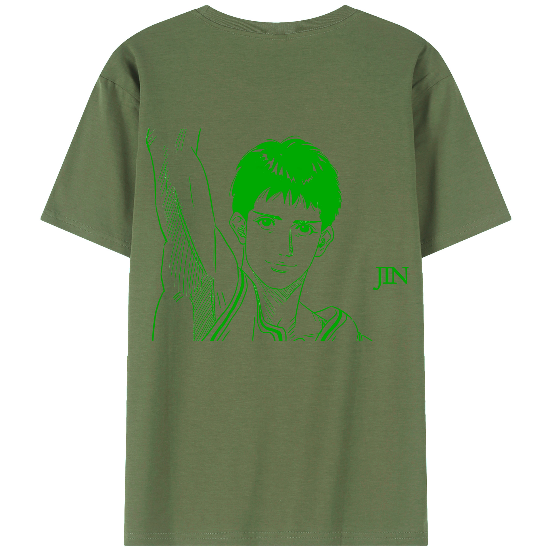 （画像用） SLAM DUNK／スラムダンク 綿100％ メンズ半袖Tシャツ（バックプリント） 通気性